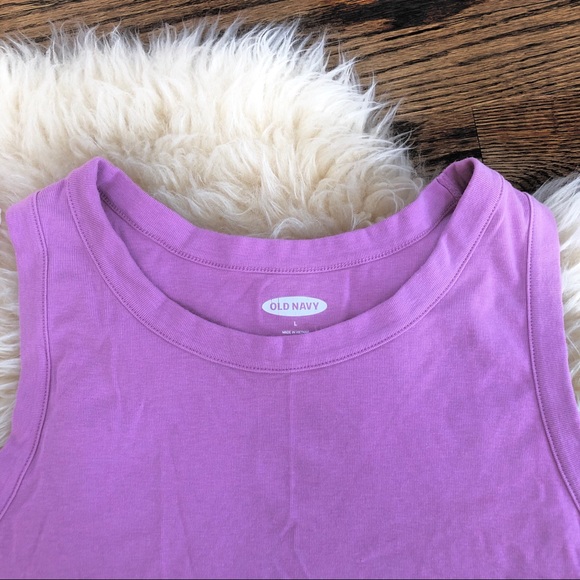 Purple old navy tank top - Picture 2 of 6